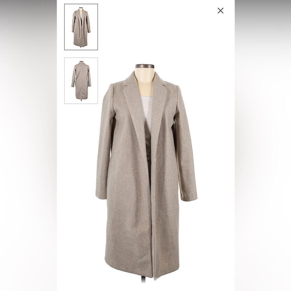 Zara Tan Peacoat